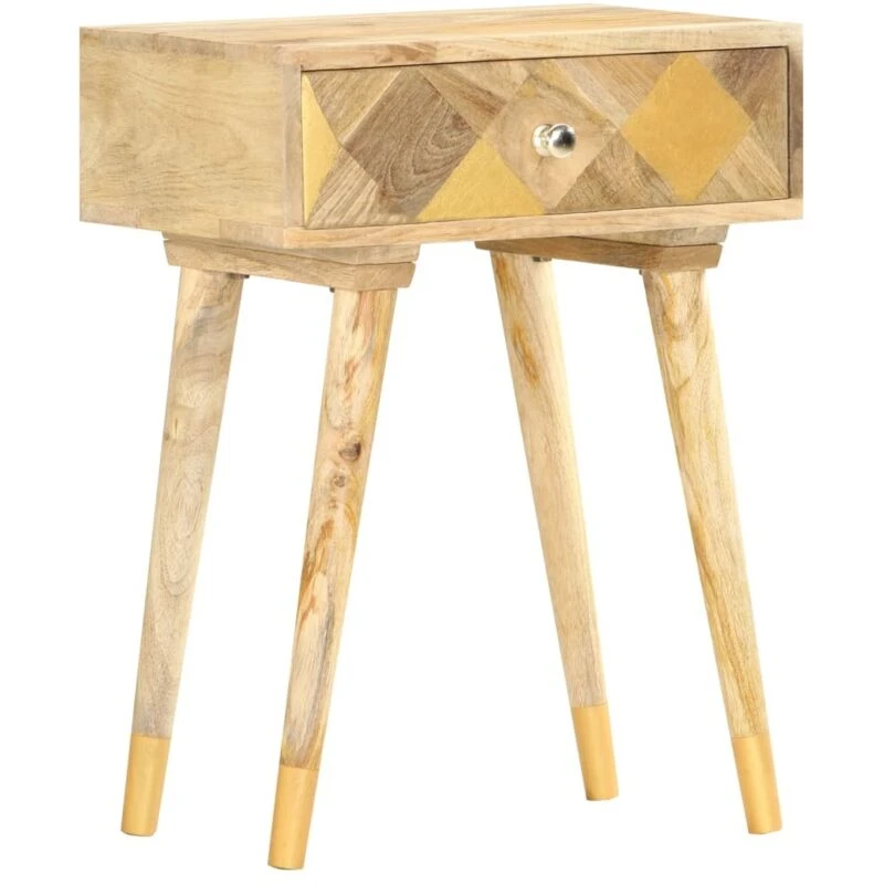 Image of VIDAXL Bedside Cabinet 43x30x58cm Solid Mango Wood Vidaxl 285857