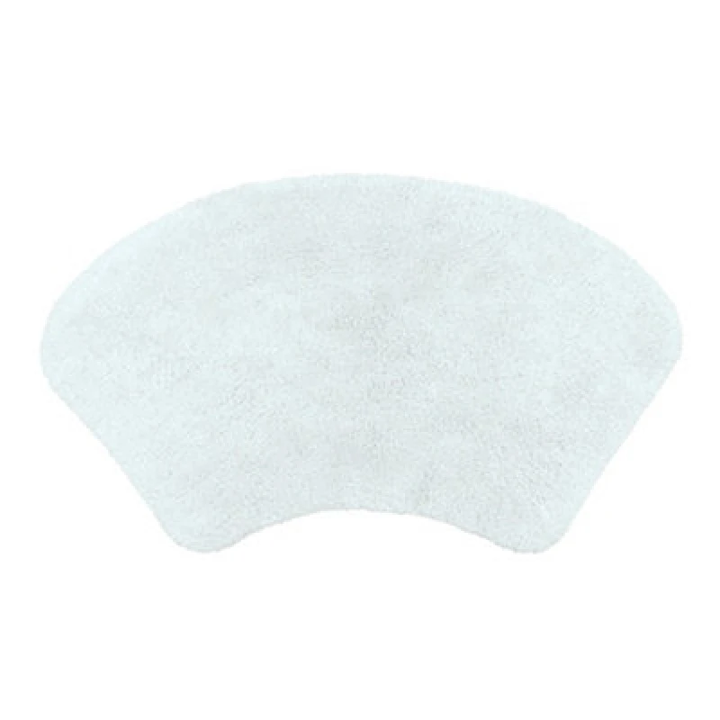Image of Allure Bath Fashions Curved Shower Mat 100% Cotton - White