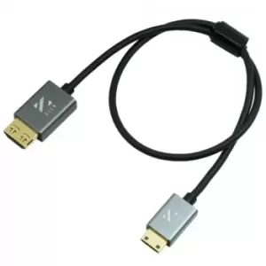 Image of ZILR High Speed HDMI Secure Cable (4Kp60 Hyper-Thin Type-A Full to Type-C Mini) 45cm / 17.7in