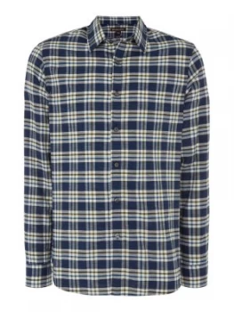 Image of Mens Michael Kors Slim fit check shirt Blue