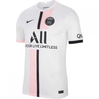 Image of Nike Paris Saint Germain Away Shirt 2021 2022 - White