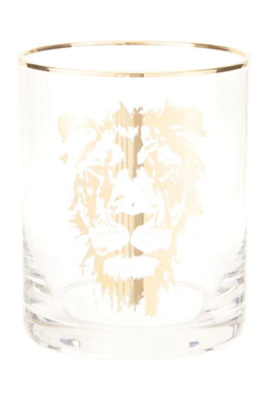 Image of Premier Housewares Nomi Lion Tumbler Glass Clear