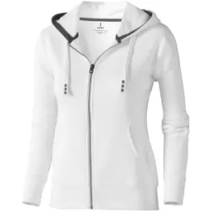 Image of Elevate Womens/Ladies Arora Hooded Full Zip Sweater (S) (White)