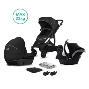 Image of Kinderkraft Prime Lite 3 In 1 Travel System - Black