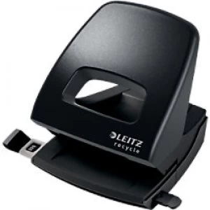 Image of Leitz Hole Punch Recycled Black
