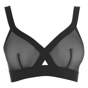 Image of DKNY Sheers Bralette - Black