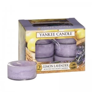 Image of Yankee Candle Lemon Lavender Scented Candle 30g