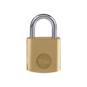 Image of Yale Locks Brass Padlock 20mm