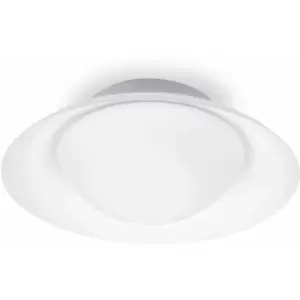 Image of Faro Lighting - Faro Side - LED White Flush Ceiling Lamp G9