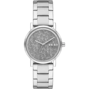 Image of DKNY Soho Three-Hand Stainless Steel Watch