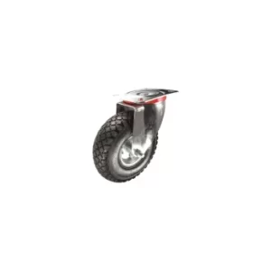 Image of Swivel Plate 260MM Pneumatic Tyre