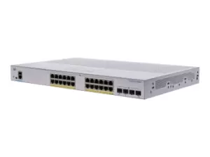 Image of CBS350-24P-4X-EU - Managed - L2/L3 - Gigabit Ethernet (10/100/1000) - Rack mounting