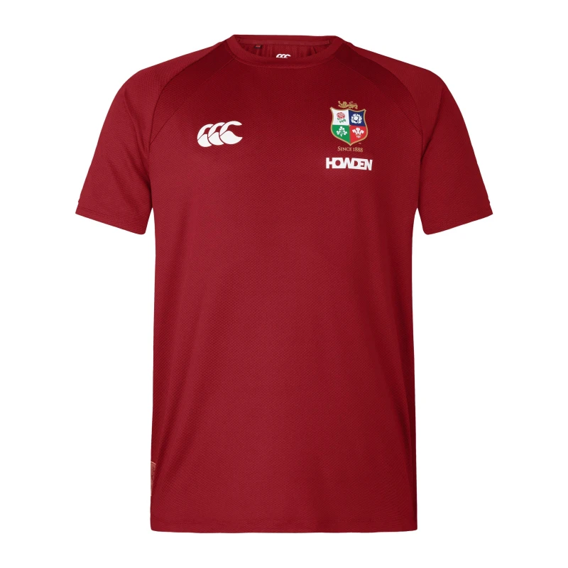 Image of Canterbury British and Irish Lions Everest T-Shirt 2024 Adults - Red Red S