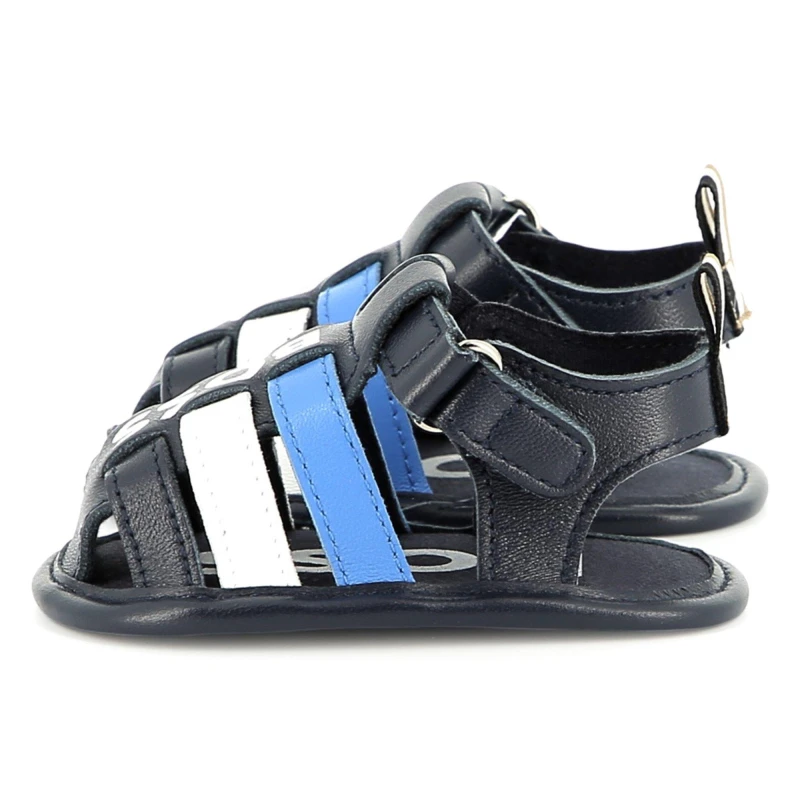 Image of Boss Logo Sandals Juniors - Blue Blue C2