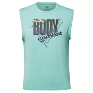 Image of Reebok Les Mills BodyPump ACTIVCHILL Tank Top Mens - Semi Classic Teal
