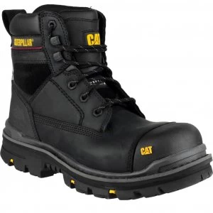 Image of Caterpillar Mens Gravel Safety Boots Black Size 12