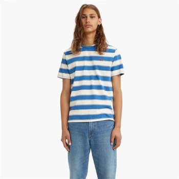 Image of Levis Flow Stripe T Shirt - Star Sapphire
