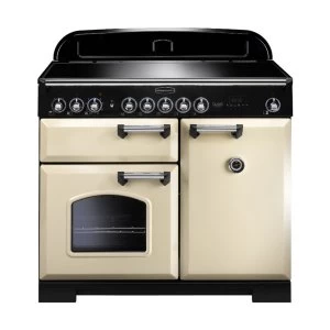 Image of Rangemaster 95930 CDL100EICR-C Classic Deluxe 100cm Induction Range Cooker Cream