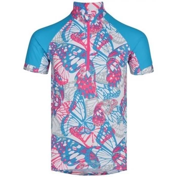 Image of Dare 2b Kids Sociate Lightweight Cycle Jersey boys's Childrens T shirt in Pink - Sizes 14 years