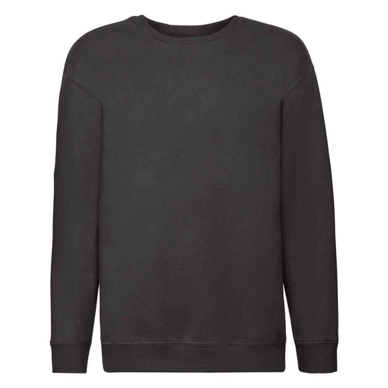 Image of Fruit Of The Loom Premium boys's Children's sweater in Black