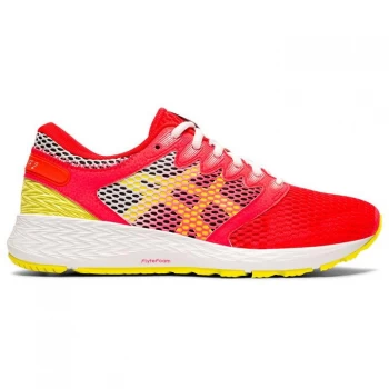 Image of Asics Roadhawk 2 FF Trainers Ladies - Pink/Yellow