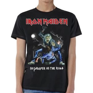 Image of Iron Maiden - No Prayer On The Road Unisex Medium T-Shirt - Black
