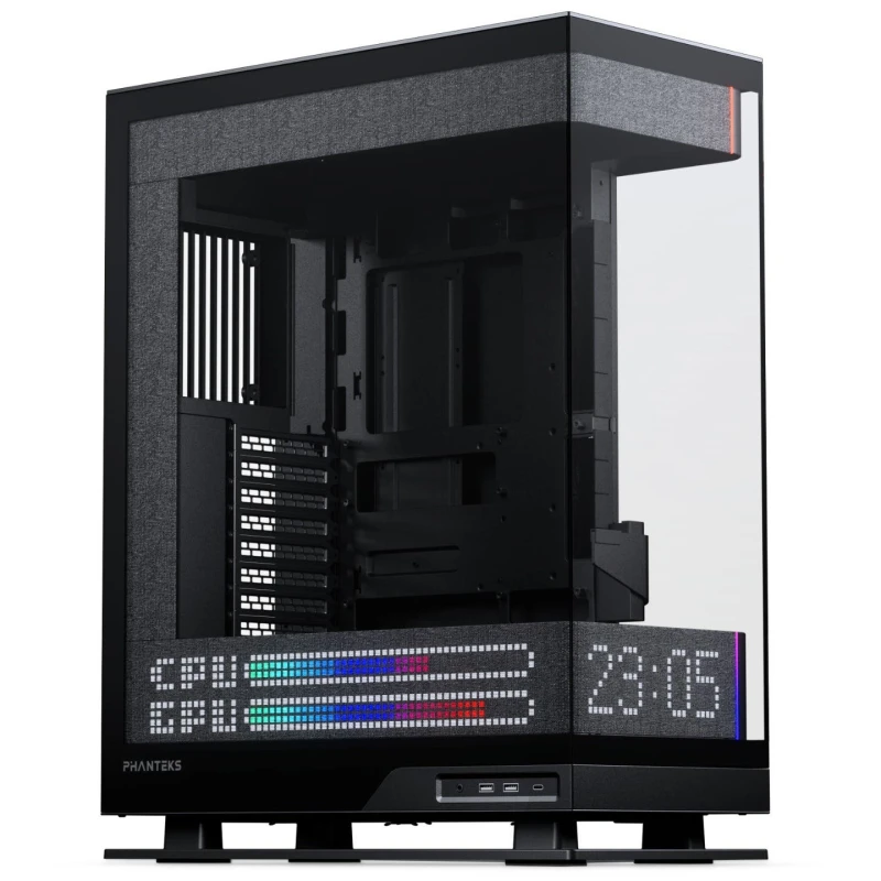 Image of Phanteks Evolv X2 ATX Premium PC Case with LED Matrix DRGB - Charcoal Black - PH-ES524XM_DBK01