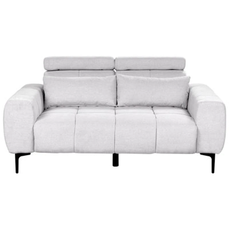 Image of Beliani Sofa 2 Seater Vegamo Fabric Grey