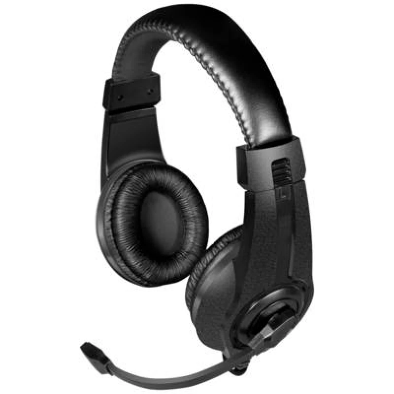 Image of Speedlink SpeedLink LEGATOS Gaming Over-ear headset Corded (1075100) Stereo Black Headset SL-860014-BK