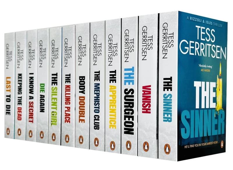 Image of Tess Gerritsen Rizzoli And Isles Thriller 12 Book Collection The Apprentice Die Again Vanish Tess Gerritsen Books