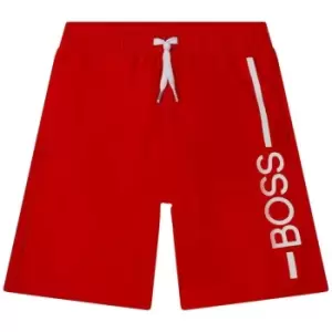 Image of Boss Logo Swim Shorts Infant Boys - Red