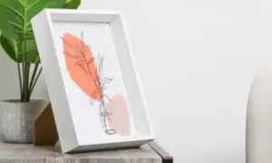 Image of Nicola Spring Deep 3D Box Frame: White/One