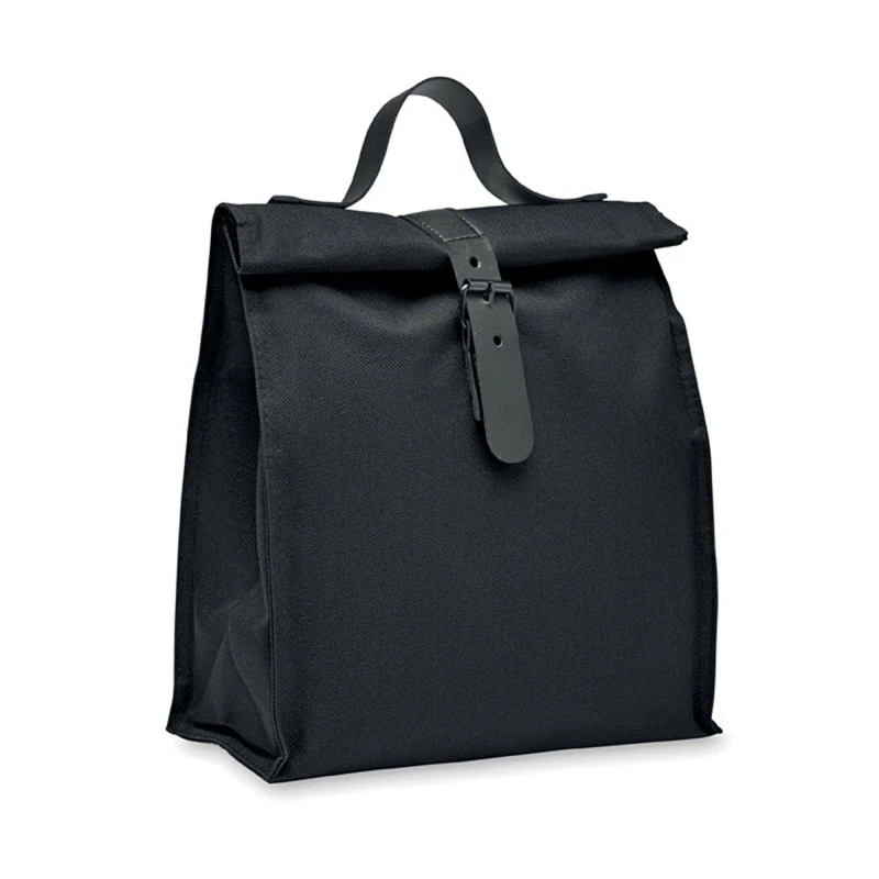 Image of Treat Republic Black Insulated Rolltop Cooler Bag Black unisex Standard