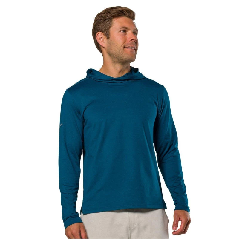 Image of Nathan Mens Performance Hoodie Sailor Blue male Medium