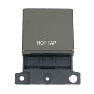 Image of Click Scolmore MiniGrid 20A Double-Pole Ingot Hot Tap Switch Black Nickel - MD022BN-HT