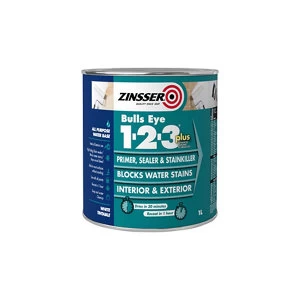 Image of Zinsser Primer - Sealer Bulls Eye 123 Plus - 1 Litre