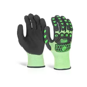 Image of Sandy Nitrile Coated Glove L Green Lge