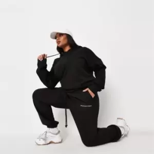 Image of Missguided Plus Oversized 90S Jogger - Black