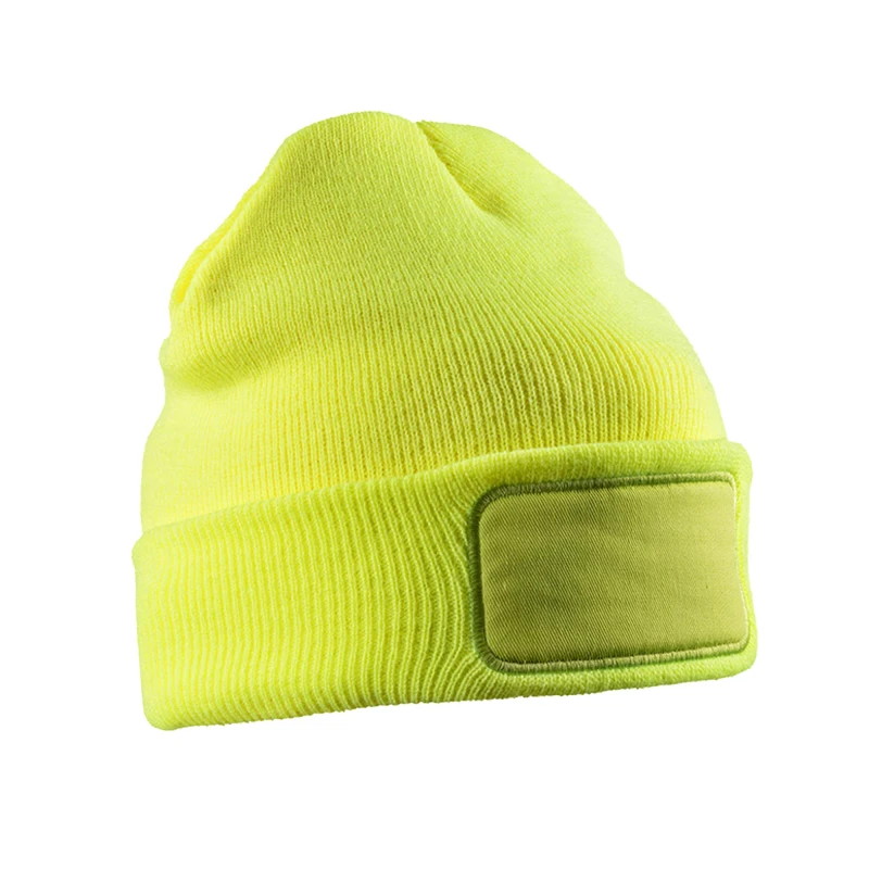 Image of Result Result Men Thinsulate Printable Beanie in Yellow Yellow One Size Male 5063470572090