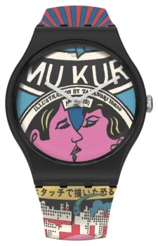 Image of Swatch MoMA THE CITY AND DESIGN, THE WONDERS OF LIFE Watch