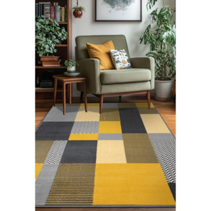 Image of Homemaker Montreal Rug41 - Yellow Yellow 60x100cm
