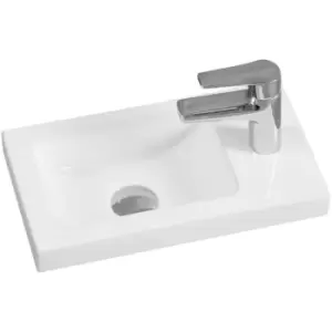 Image of Thick-Edge 7112 Ceramic 41cm Narrow Slabtop Basin - size - color