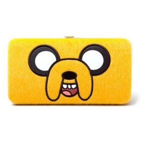 Image of Adventure Time - Jake Furry Big Face Womens Polyester Wallet - Yellow