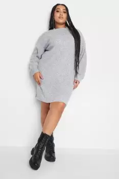Image of Ribbed Jumper Dress
