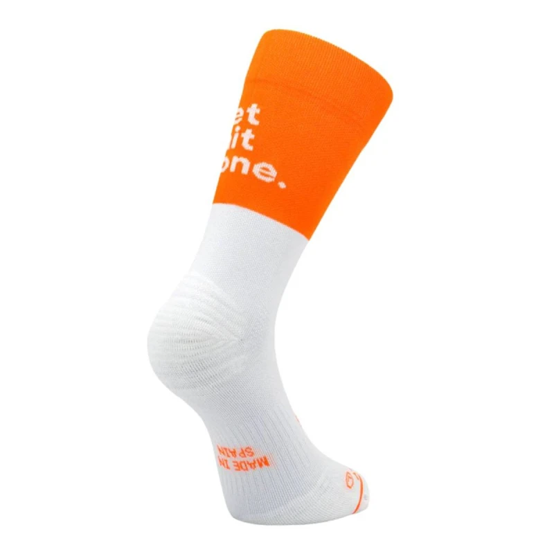 Image of Sporcks Get Shit Done Socks Orange White, Size M