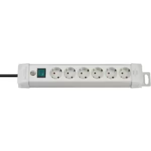 Image of Brennenstuhl 1955560100 Power strip (+ switch) 6x White PG connector
