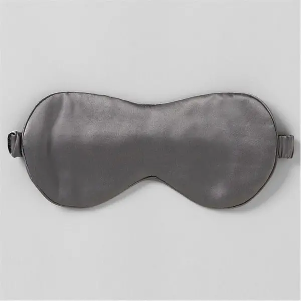 Image of Sheridan Lanham Silk Eye Mask - Grey One Size