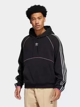 Image of adidas Originals Polar Fleece Hoodie - Black Size M Men
