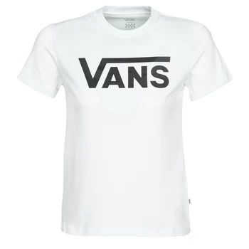 Image of Vans FLYING V CREW TEE womens in White - Sizes S,XS,UK S,UK M,UK L