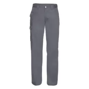 Image of Russell Workwear Mens Polycotton Twill Trouser / Pants (Regular) (32W x Regular) (Convoy Grey)